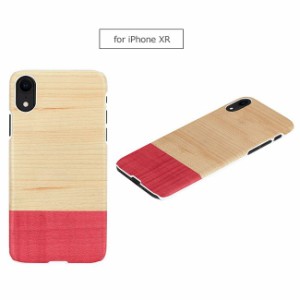 Man＆Wood I13871I61 iPhone XR用 天然木ケース（Miss match）[I13871I61] 返品種別A