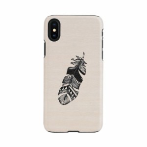 Man＆Wood I13883I61 iPhone XR用 天然木ケース（Indian）[I13883I61] 返品種別A