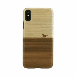 Man＆Wood I13884I65 iPhone XS Max用 天然木ケース（Mustang）[I13884I65] 返品種別A