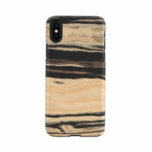 Man＆Wood I13890I65 iPhone XS Max用 天然木ケース（White Ebony）[I13890I65] 返品種別A