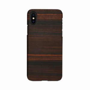 Man＆Wood I13892I65 iPhone XS Max用 天然木ケース（Ebony）[I13892I65] 返品種別A