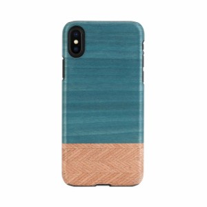 Man＆Wood I13893I65 iPhone XS Max用 天然木ケース（Denim）[I13893I65] 返品種別A