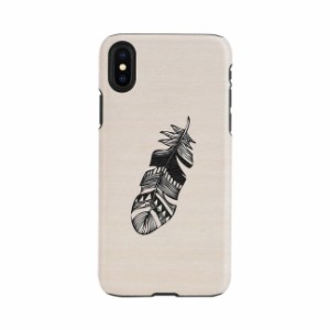 Man＆Wood I13897I65 iPhone XS Max用 天然木ケース（Indian）[I13897I65] 返品種別A