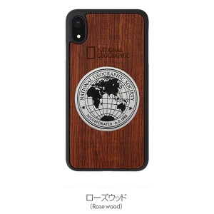 National Geographic NG14127I61 iPhone XR用 Metal-Deco Wood Case（ローズウッド）[NG14127I61] 返品種別A