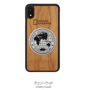 National Geographic NG14128I61 iPhone XR用 Metal-Deco Wood Case（チェリーウッド）[NG14128I61] 返品種別A