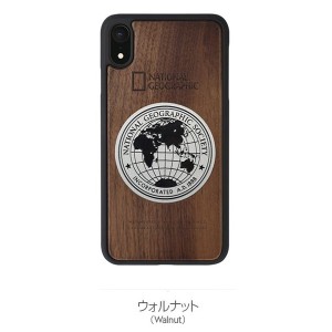 National Geographic NG14129I61 iPhone XR用 Metal-Deco Wood Case（ウォルナット）[NG14129I61] 返品種別A