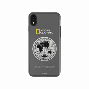 National Geographic NG14131I61 iPhone XR用 Global Seal Metal-Deco Case（グレー）[NG14131I61] 返品種別A