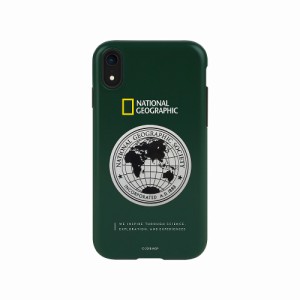 National Geographic NG14132I61 iPhone XR用 Global Seal Metal-Deco Case（グリーン）[NG14132I61] 返品種別A