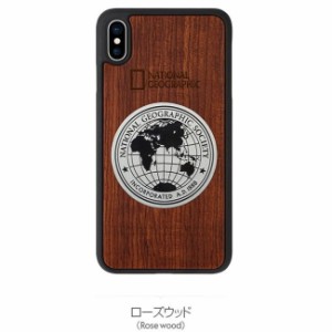 National Geographic NG14149I65 iPhone XS Max用 Metal-Deco Wood Case（ローズウッド）[NG14149I65] 返品種別A