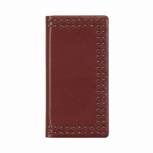 Eblouir（エブルイ） EB14396I61 iPhone XR用 Dot Studs Diary 手帳型ケース（レッド）[EB14396I61] 返品種別A