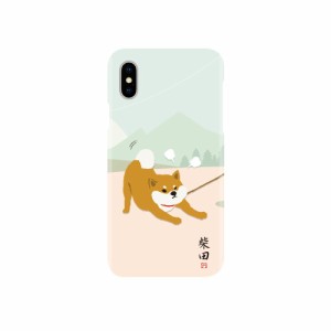 abbi ABF14546I58 iPhone XS/X用 しばたさんケース（イヤイヤ）[ABF14546I58] 返品種別A