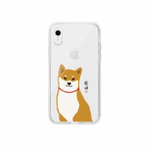 abbi ABF14578I61 iPhone XR用 しばたさんクリアケース（おすわり）[ABF14578I61] 返品種別A