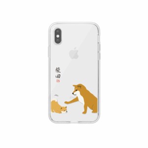 abbi ABF14600I65 iPhone XS Max用 しばたさんクリアケース（子犬）[ABF14600I65] 返品種別A