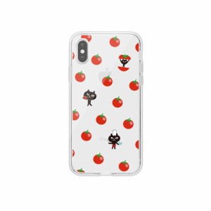 abbi ABF14604I65 iPhone XS Max用 ネコマンジュウクリアケース（トマト）[ABF14604I65] 返品種別A