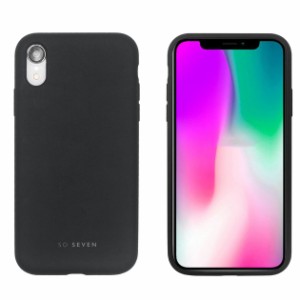 SO SEVEN SS15012I61 iPhone XR用 PREMIUM CASE SMOOTHIE（ブラック）[SS15012I61] 返品種別A