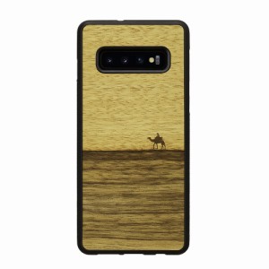 Man＆Wood I16350S10P Galaxy S10+（SC-04L/SCV42）用 天然木ケース（Terra）[I16350S10P] 返品種別A