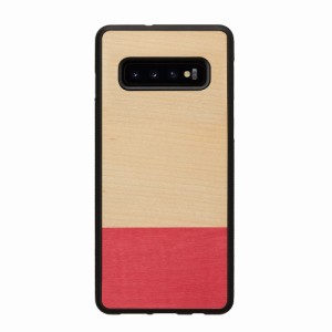 Man＆Wood I16353S10P Galaxy S10+（SC-04L/SCV42）用 天然木ケース（Miss match）[I16353S10P] 返品種別A