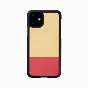 Man＆Wood I16840I61R iPhone 11用 天然木ケース Miss match[I16840I61R] 返品種別A