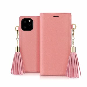 dreamplus DP16931I58R iPhone 11 Pro用 手帳型ケース Tassel Jacket（ピンク）[DP16931I58R] 返品種別A