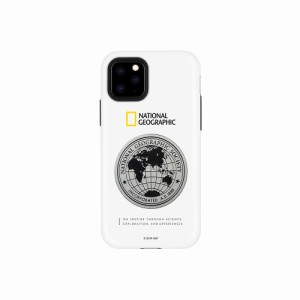 National Geographic NG17149I58R iPhone 11 Pro用 Global Seal Metal-Deco Case（ホワイト）[NG17149I58R] 返品種別A