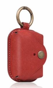 SLG Design SD18582APP SLG Design Italian Pueblo Leather AirPods Pro Case　【イタリアンプエブロレザー 保護ケース 本革（レッド）】