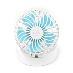 abbiNewYrok AB18640 携帯扇風機　(ホワイト)abbi Fan Mirror[AB18640] 返品種別A