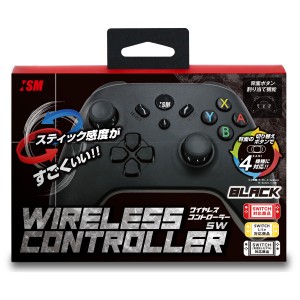 【Switch】ワイヤレスコントローラーSW　BLACK 返品種別B