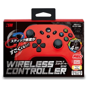 【Switch】ワイヤレスコントローラーSW　RED 返品種別B