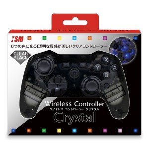 【Switch】ワイヤレスコントローラークリスタル　CLEARBLACK 返品種別B