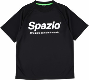 スパッツィオ サッカー・フットサル用　トレーニングシャツ　半袖（ブラック・サイズ：150cm） FEL-GE0782-02-150返品種別A