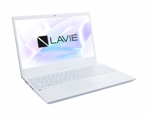 NEC 15.6型ワイド ノートパソコン LAVIE N1555/FAW-J パールホワイト（Core i5/ 8GB/ 512GB SSD/ Officeあり）  PC-N1555FAW-J返品種別A