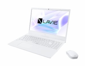 NEC PC-N1535GAW-J 15.6型ノートパソコン NEC LAVIE N1535/GAW パールホワイト（Core i3/ 8GB/ 512GB SSD/ DVDドライブ/ Officeあり）[PC