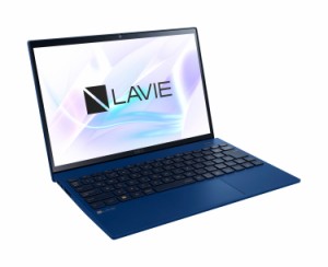 NEC 13.3型コンパクトモバイルノートPC NEC LAVIE N1355/HAL-J（Core i5/16GB/512GB）ネイビーブルー  PC-N1355HAL-J返品種別A