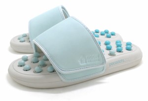 Re:getA CHR007-BLU-M ポカドッツ ルームサンダル（ブルー・サイズ：M 23.5-24.5cm）リゲッタ[CHR007BLUM] 返品種別A