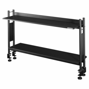 バウヒュッテ BHS-1200HN-BK デスクラック2 (幅121cm×奥行30cm) ブラック[BHS1200HNBK] 返品種別A