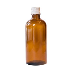 ムーンリーフ 00534 シルバーキャップ付き遮光瓶（100ml）MoonLeaf[00534] 返品種別A