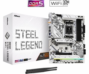 ASRock（アスロック） B650STEELLEGENDWIFI ASRock B650 Steel Legend WiFi マザーボード[B650STEELLEGENDWIFI] 返品種別B