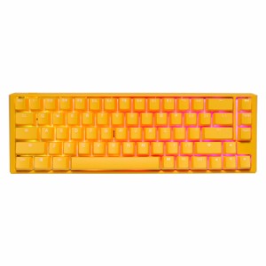 Ducky（ダッキー） ゲーミングキーボード One 3 SF Yellow Ducky CHERRY MX シルバー軸 英語配列 ONE3SFYDSILVER返品種別A