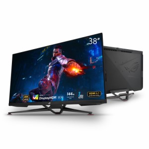 ASUS（エイスース） PG38UQ 38型ワイド ゲーミング液晶ディスプレイ(4K UHD/Fast IPS/144Hz/DisplayPort/HDMI/スピーカー搭載/ブルーライ