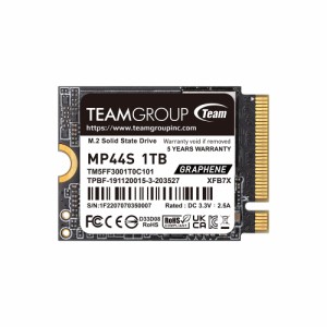 Team（チーム） Team Gen4x4 M.2 2230 PCIe NVMe MP44Sシリーズ 1TB【Steam Deck動作確認済み】  TM5FF3001T0C101返品種別B