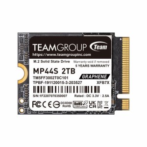 Team（チーム） Team Gen4x4 M.2 2230 PCIe NVMe MP44Sシリーズ 2TB【Steam Deck動作確認済み】  TM5FF3002T0C101返品種別B