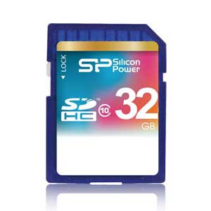 SiliconPower（シリコンパワー） SP032GBSDH010V10 SDHCメモリーカード 32GB Class10[SP032GBSDH010V10] 返品種別A