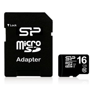 SiliconPower（シリコンパワー） microSDHCメモリーカード 16GB Class10 microSDHC Class10 SP016GBSTH010V10SP返品種別A