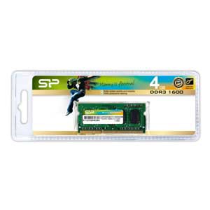SiliconPower（シリコンパワー） SP004GBSTU160N02 PC3-12800（DDR3-1600）204pin DDR3 SDRAM S.O.DIMM 4GB[SP004GBSTU160N02] 返品種別B
