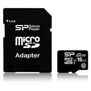 SiliconPower（シリコンパワー） SP016GBSTHBU1V10SP microSDHCメモリーカード 16GB Class10 UHS-1[SP016GBSTHBU1V10SP] 返品種別A