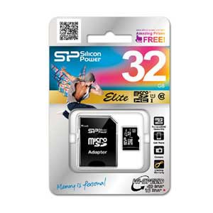 SiliconPower（シリコンパワー） microSDHCメモリーカード 32GB Class10 UHS-1 SP032GBSTHBU1V10SP返品種別A