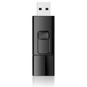 SiliconPower（シリコンパワー） USB2.0対応 フラッシュメモリ 32GB（ブラック） SP032GBUF2U05V1K返品種別A