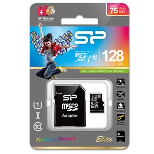 SiliconPower（シリコンパワー） SP128GBSTXBU1V10SP microSDXCメモリーカード 128GB Class10 UHS-I[SP128GBSTXBU1V10SP] 返品種別A