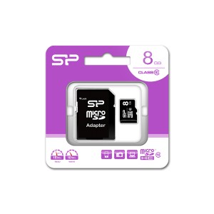 SiliconPower（シリコンパワー） SP-MCSDHC8GB10 microSDHCメモリーカード 8GB Class10[SPMCSDHC8GB10] 返品種別A