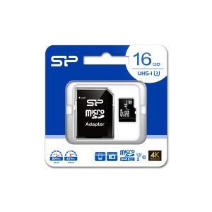 SiliconPower（シリコンパワー） SP-MCSDHC16GBU3 microSDHCメモリーカード 16GB Class10 UHS-I[SPMCSDHC16GBU3] 返品種別A